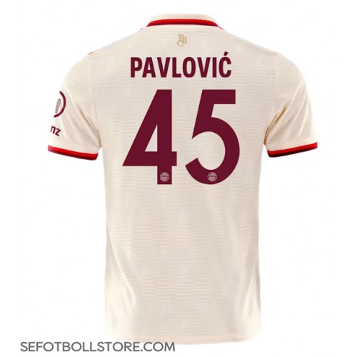 Bayern Munich Aleksandar Pavlovic #45 Replika Tredje Tröja 2024-25 Kortärmad